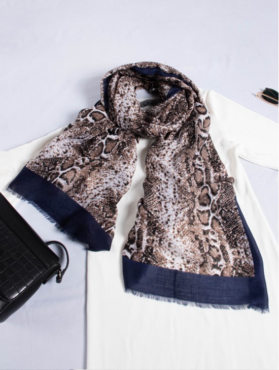 Fashion Snake Skin Print Fashion Scarf